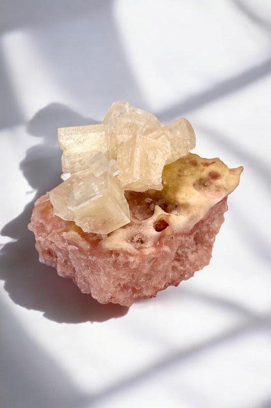 NEW FIND Bi-Colored Pink & Green Halite (C)