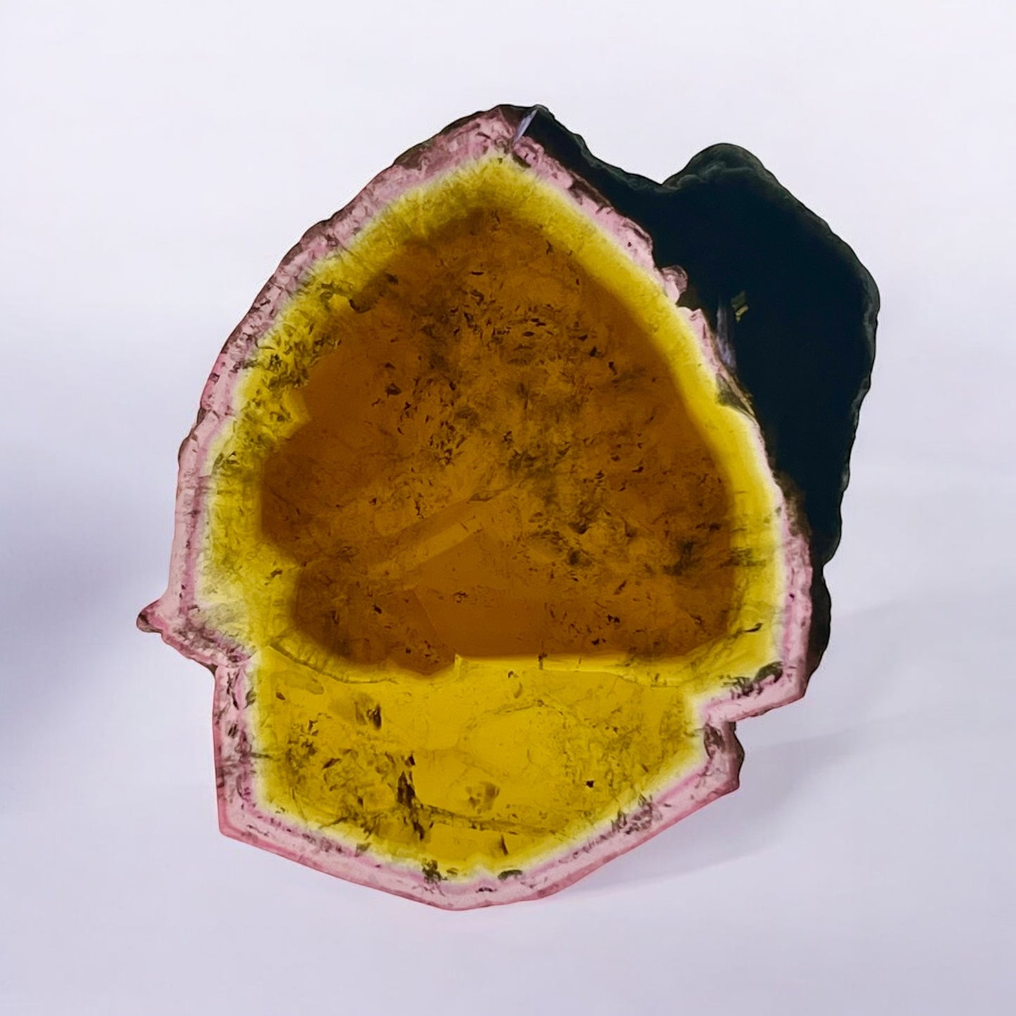 Russian Tourmaline Slice – Malkhan Pegmatite Field