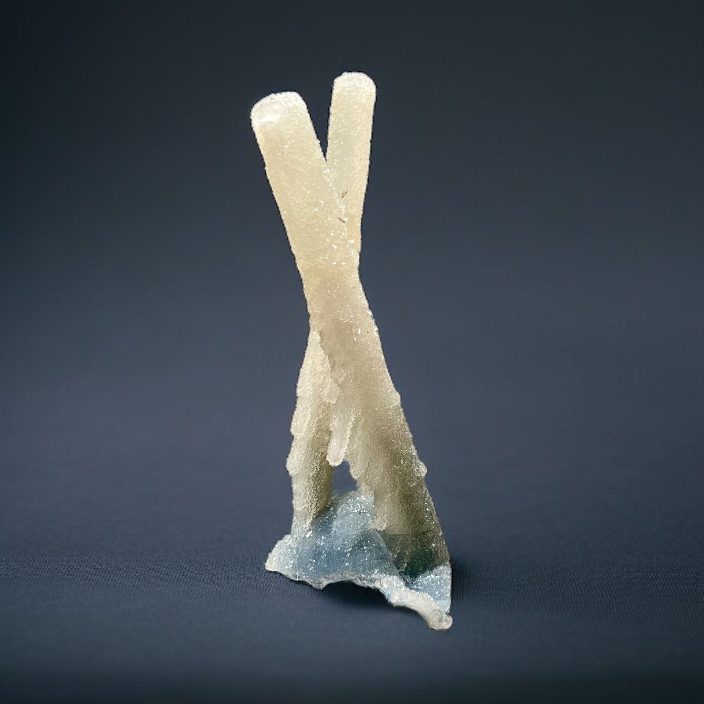 Aesthetic Double Chalcedony-Coated Selenite Blades – Deccan Traps