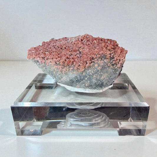 The Wutong Collection: Rhodochrosite With Fluorite & Quartz