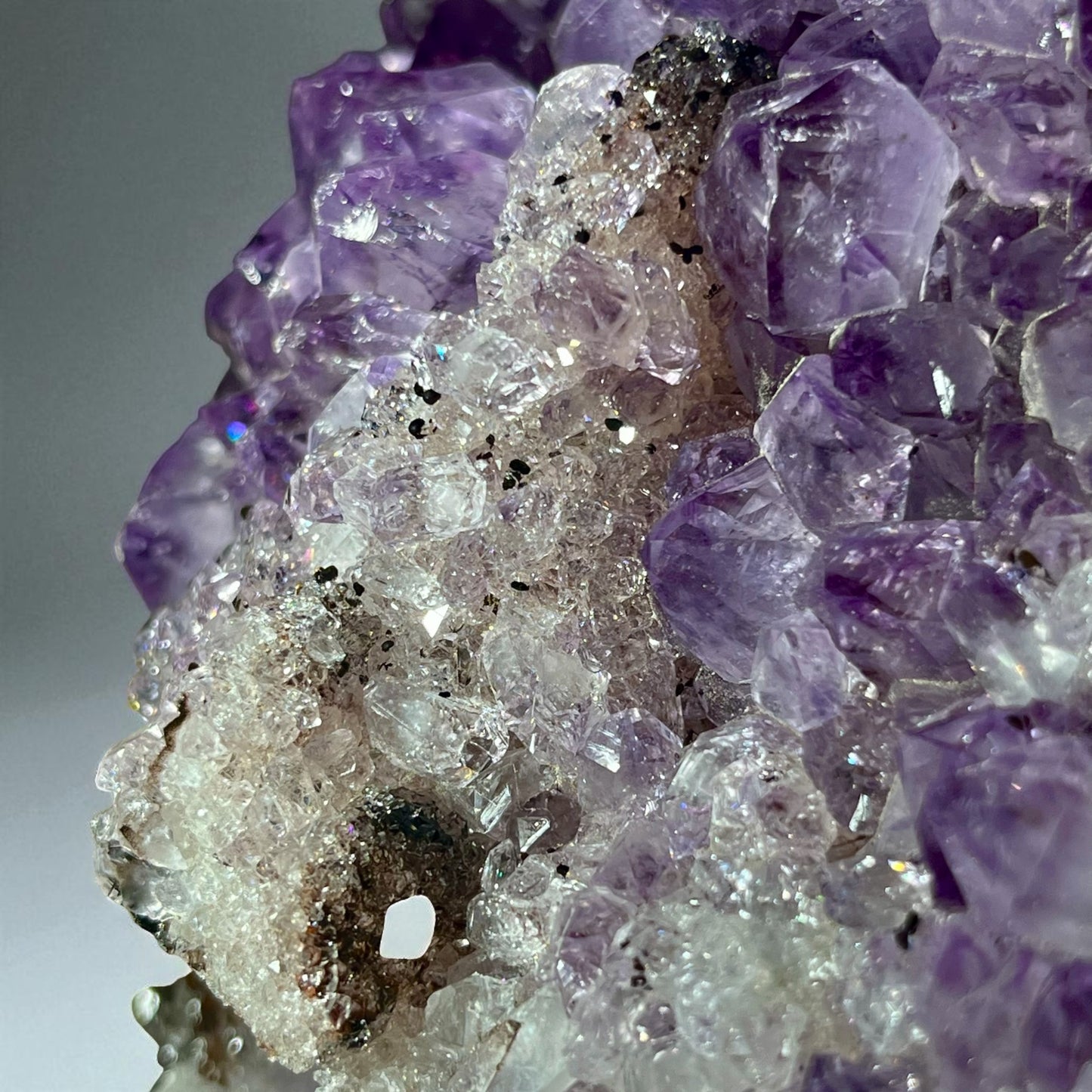 Amethyst with Calcite Cast (Dogtooth Epimorph) – Uruguay
