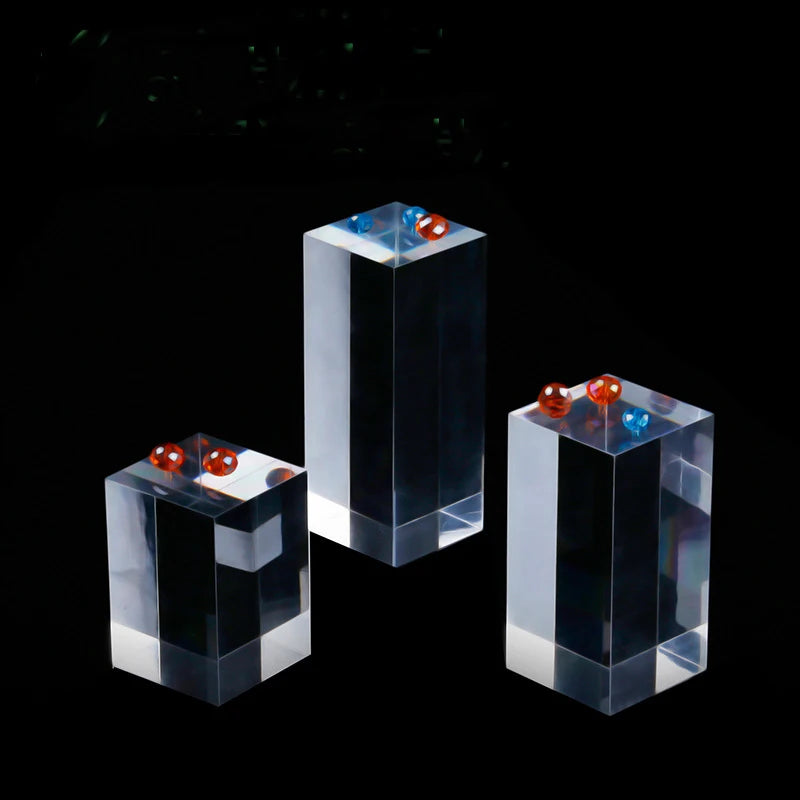 Clear Acrylic Square Display Blocks
