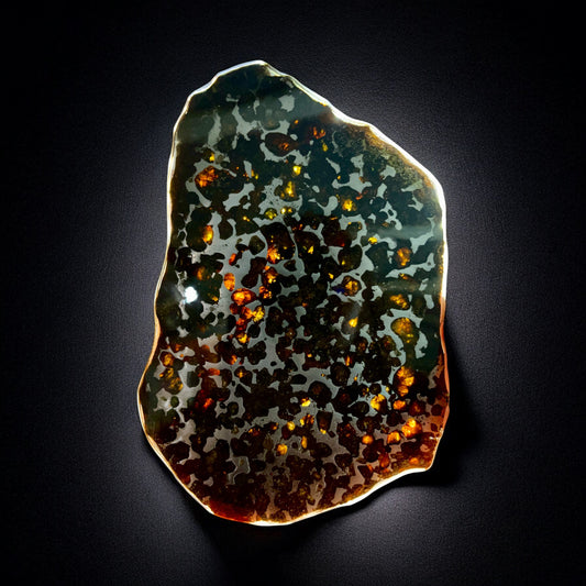 Sericho Pallasite Meteorite — Stony-Iron, PMG | Isiolo, Kenya 875 Carats