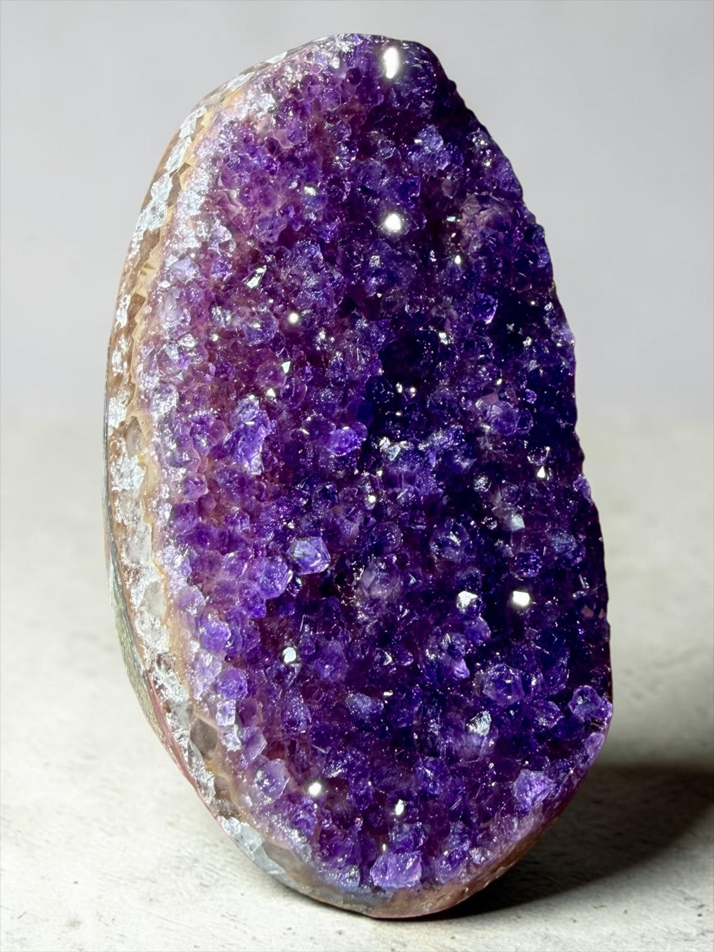 Vibrant Amethyst Cutbase- Uruguay | River Walkers Minerals
