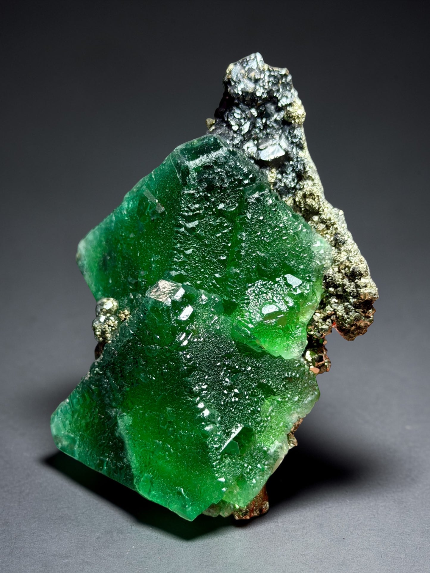 Top Notch Fluorite x Sulfides - Milpo Atacocha | River Walker Minerals