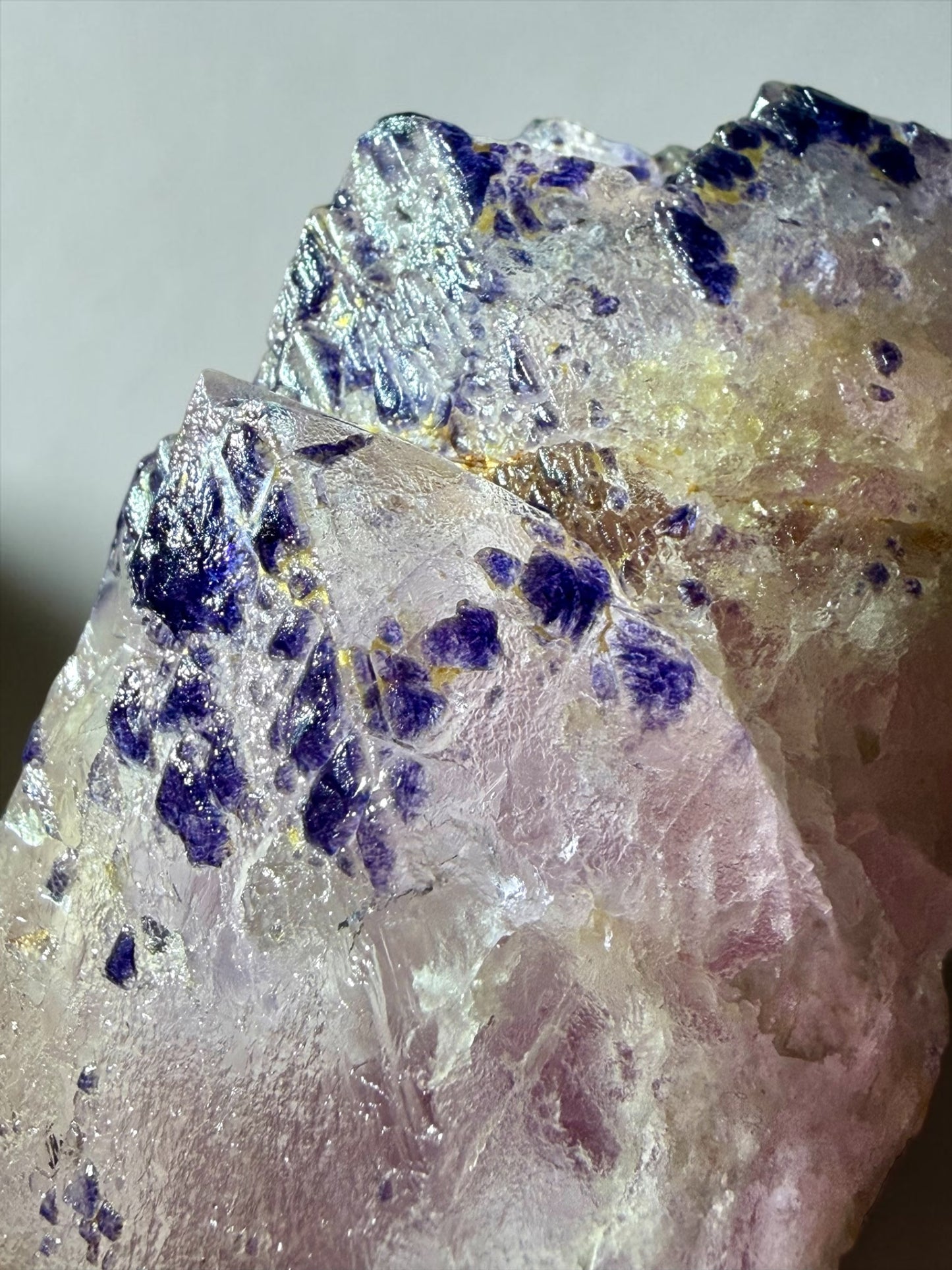 Strange Polka-Dotted Pink Fluorite- Huanggangliang | River Walkers Minerals