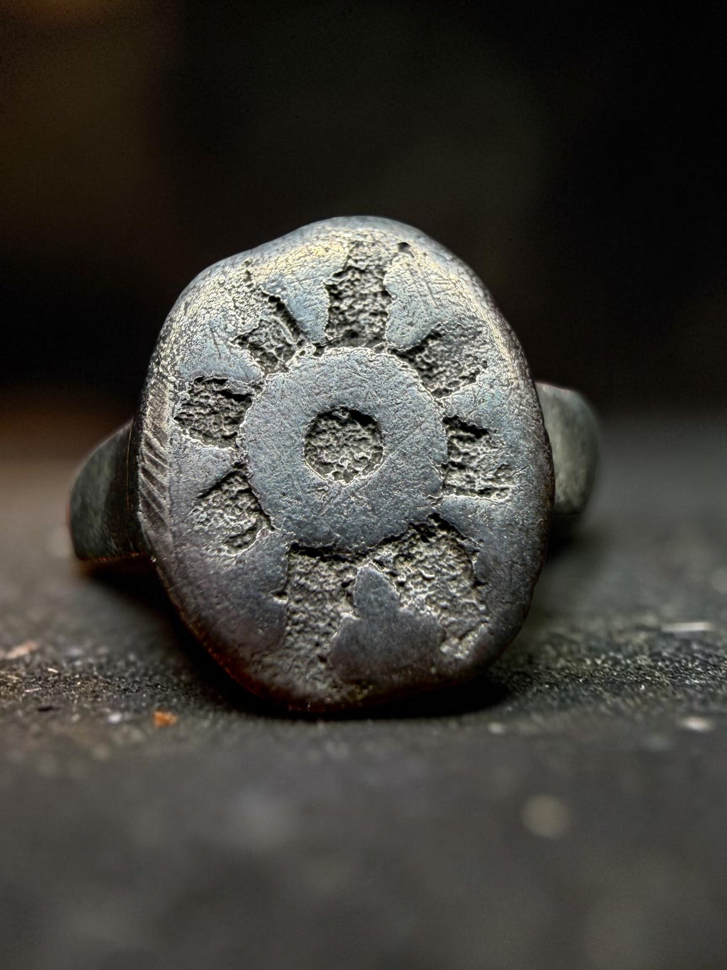 Medieval Silver Signet Ring – Knights Templar Period| c. 12th–13th Century AD