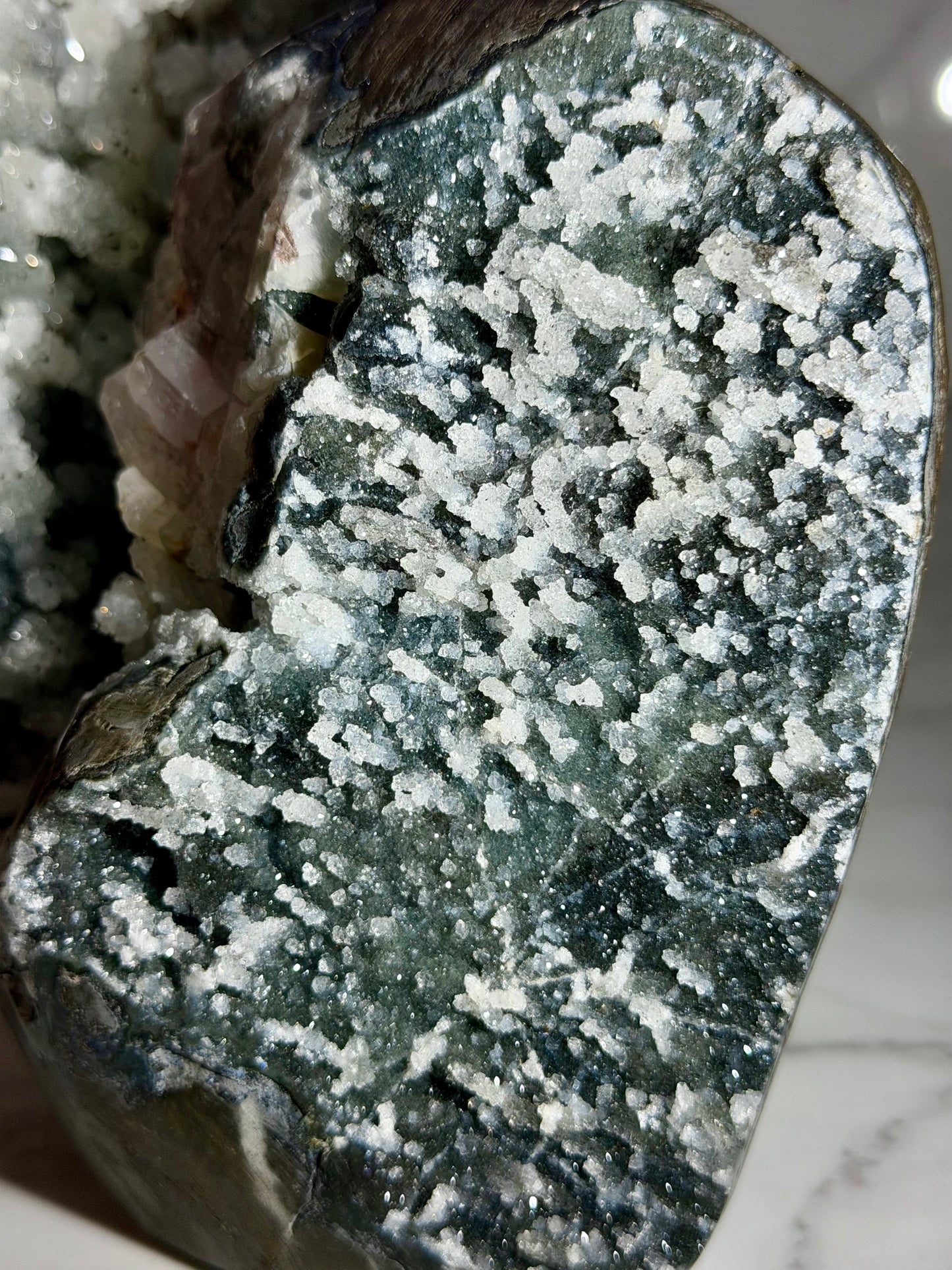Quartz Stalactites With Calcite- Uruguay | River Walkers Minerals