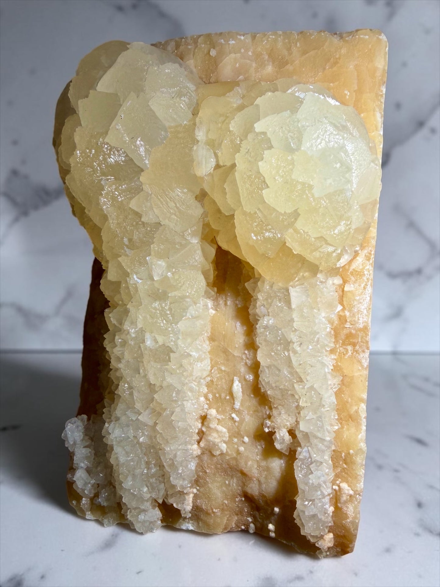 “Drippy” Calcite with Bright UV & Phosphorescence- Yunnan | River Walkers Minerals