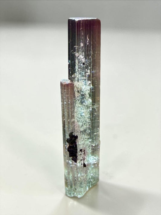 Pink Tip & Mint Green Tourmaline with Sidecar- São José da Safira | River Walkers Minerals