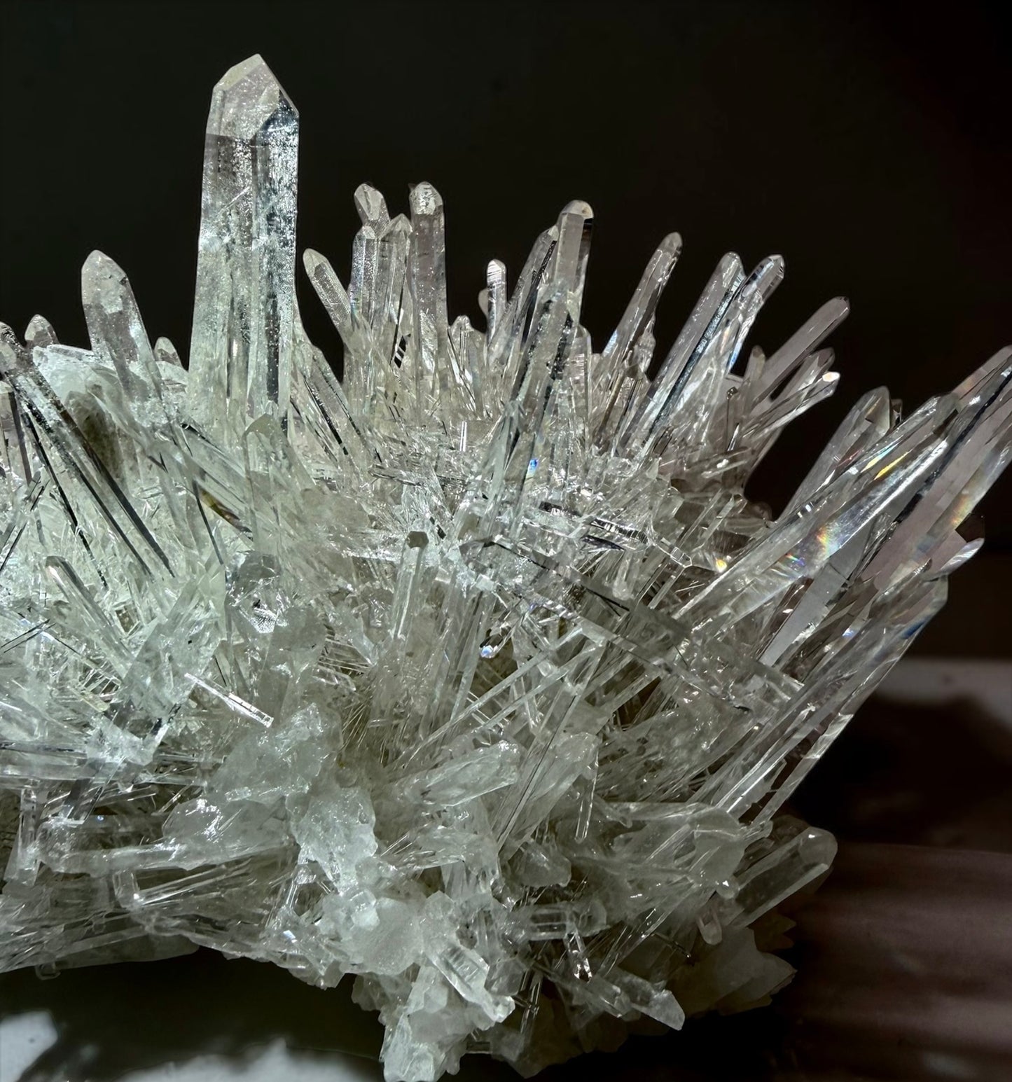 Exceptional Needle Quartz Cluster- Colombia | River Walkers Minerals