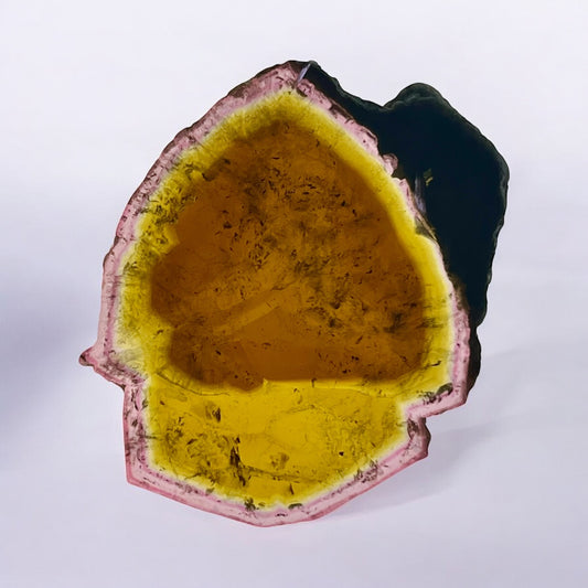Russian Tourmaline Slice – Malkhan Pegmatite Field