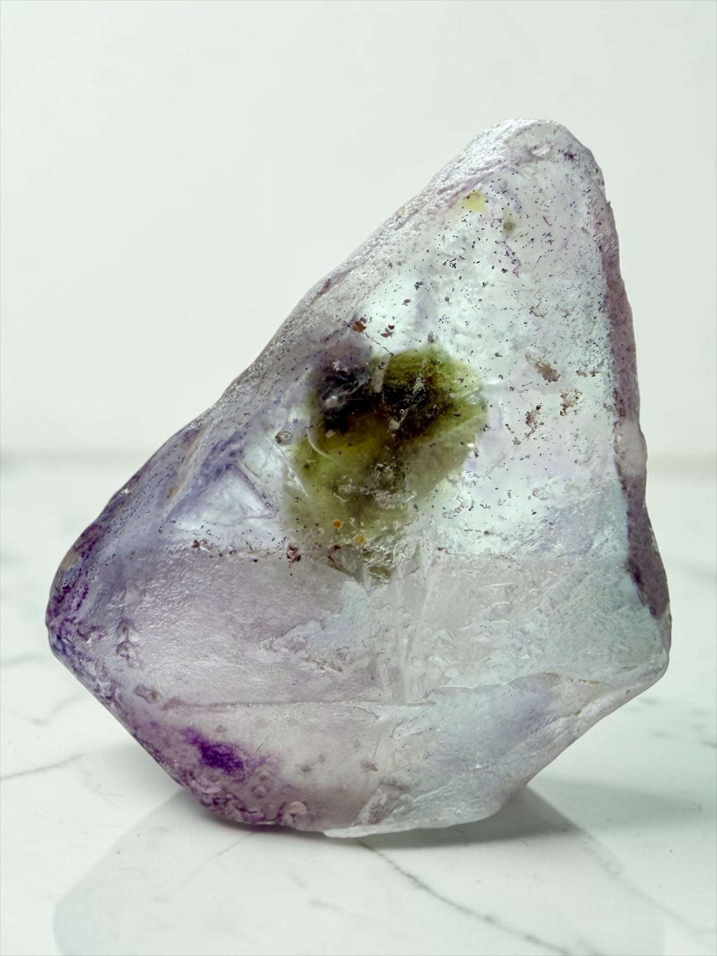 Enhydro Fluorite, Etched Floater- Erongo, Namibia | River Walkers Minerals
