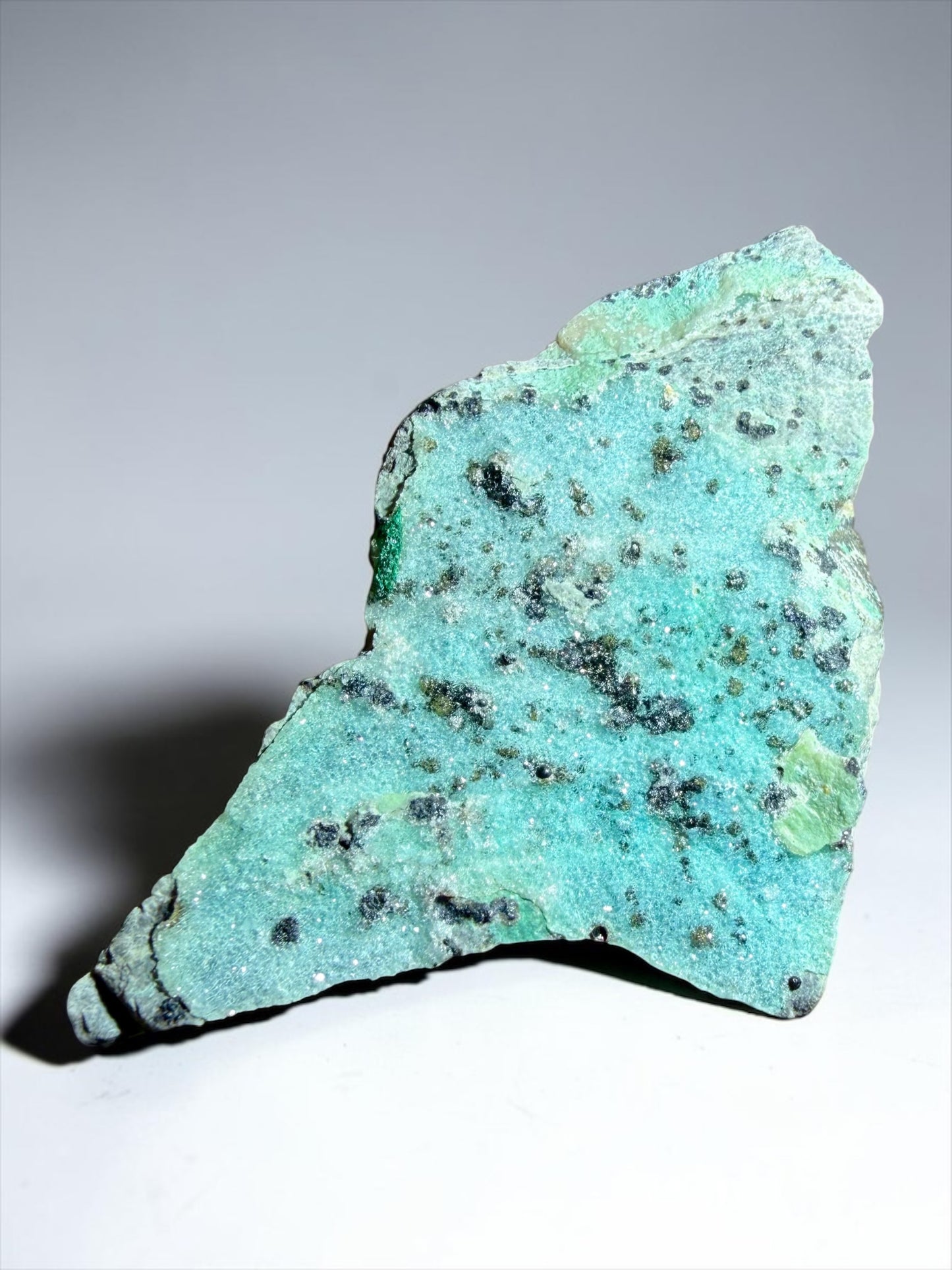 Druzy Chrysocolla x Malachite with Dendrites- D.R. Congo | River Walkers Minerals