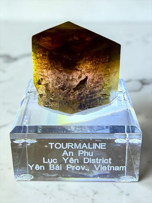 NEW DISCOVERY! Multicolored Tourmaline- Vietnam | River Walkers Minerals