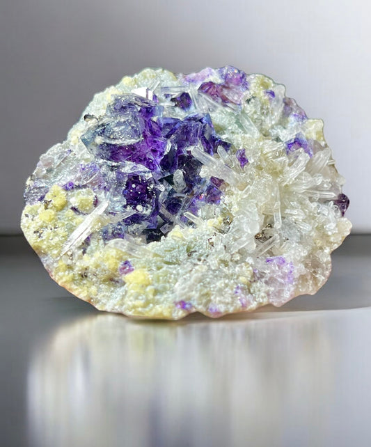 Purple Yindu Fluorite