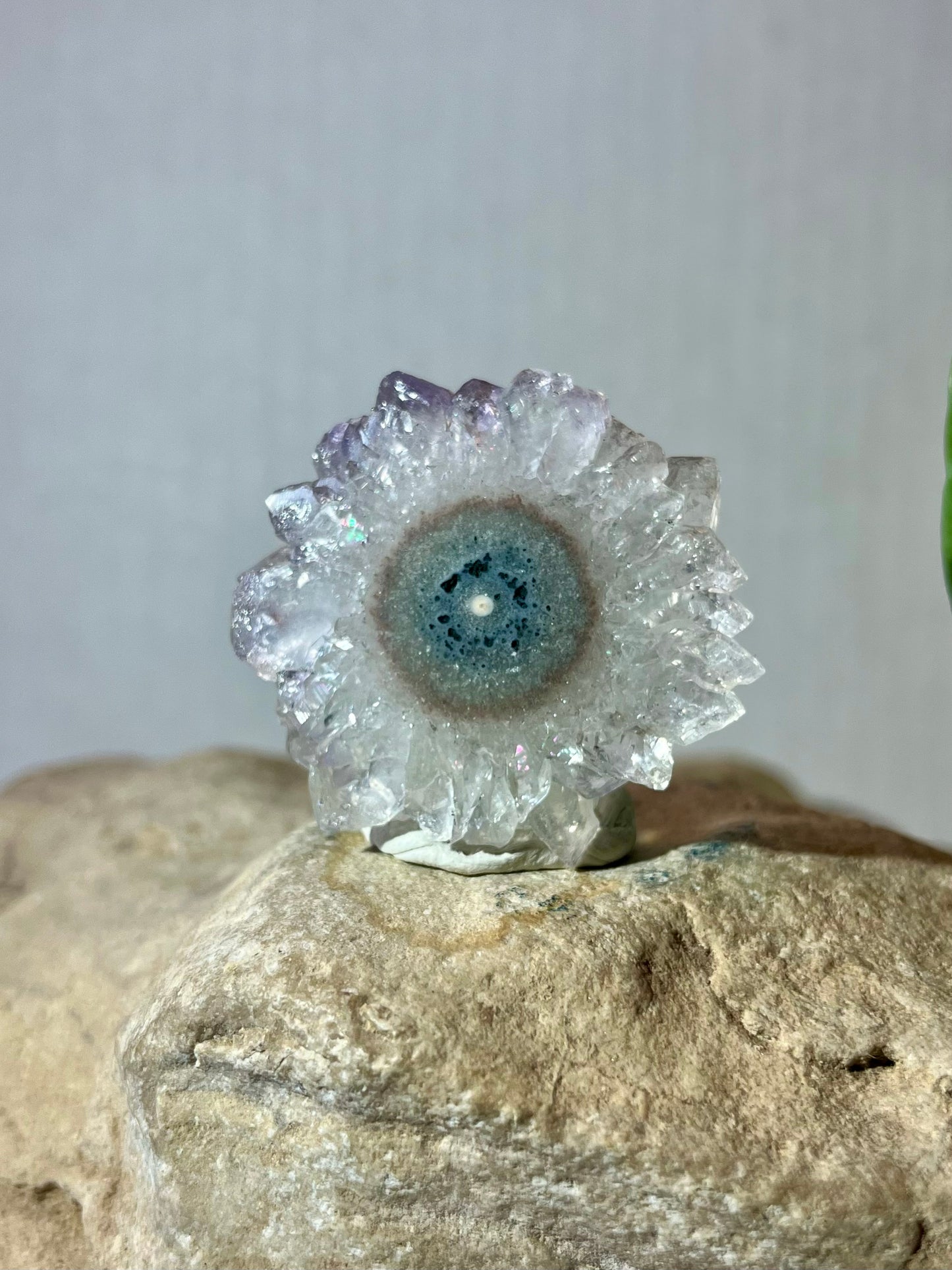 URUGUAY COLLECTION- Amethyst Stalactite Slice