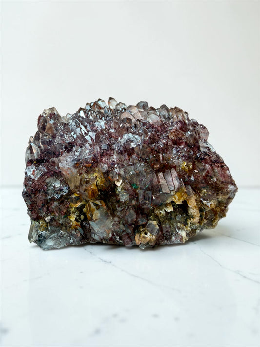 Hematite “Sunset” Phantom Quartz- India | River Walkers Minerals