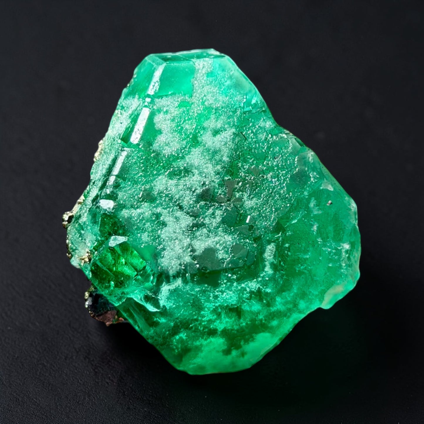 Octahedral Fluorite With Pyrite- Milpo Atacocha | River Walkers Minerals