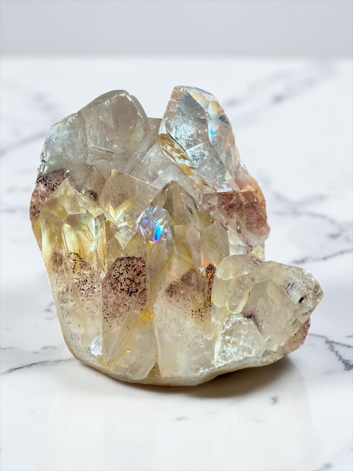 Hematite “Sunset” Phantom Quartz- India | River Walkers Minerals