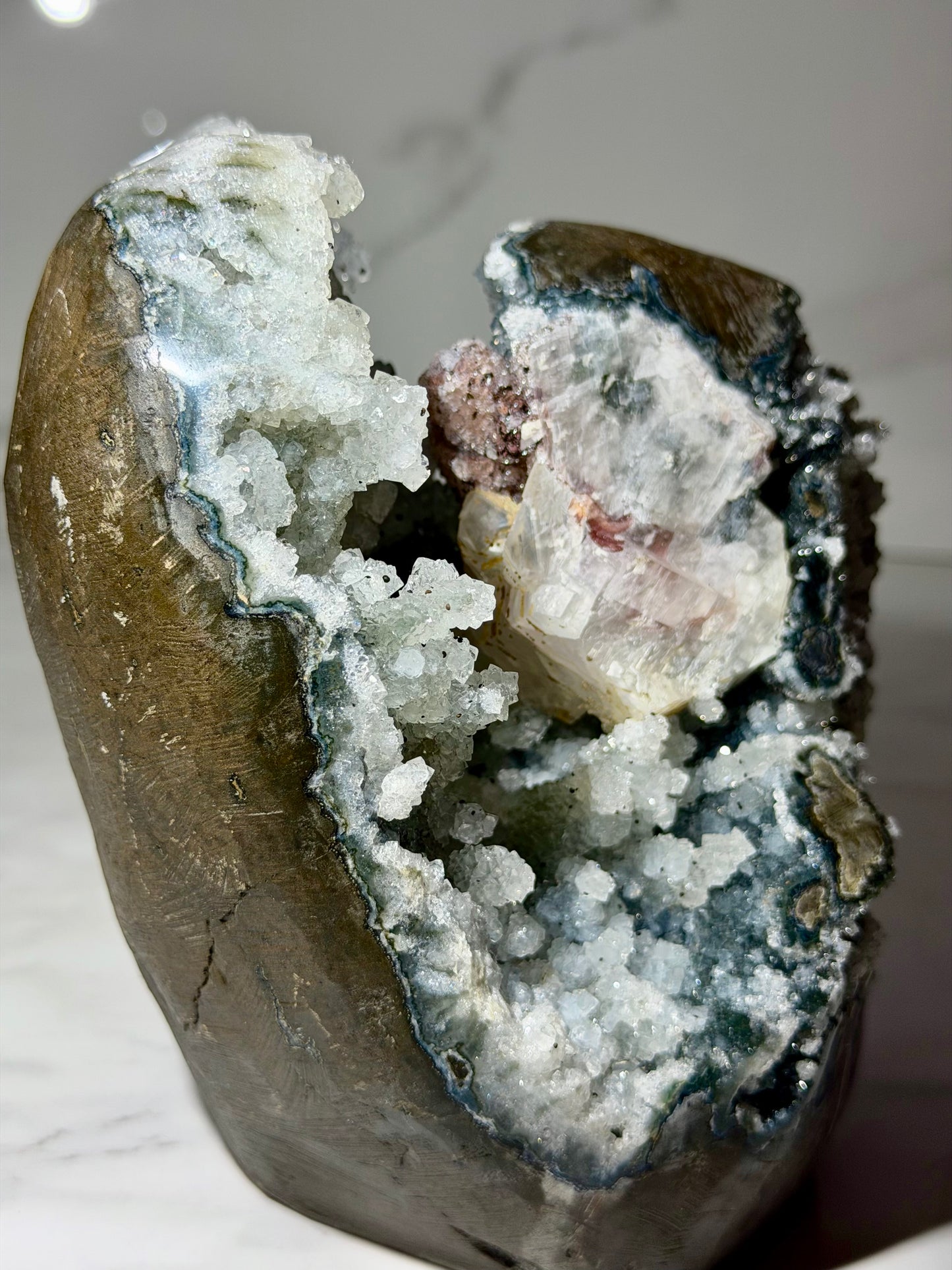 Quartz Stalactites With Calcite- Uruguay | River Walkers Minerals