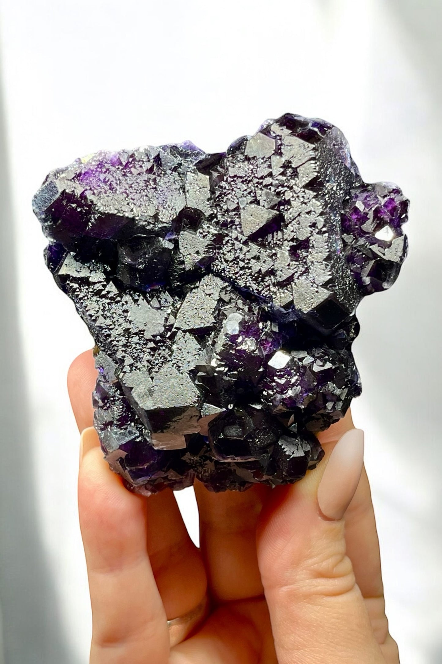 Incredible Yindu Fluorite- Red Phantoms