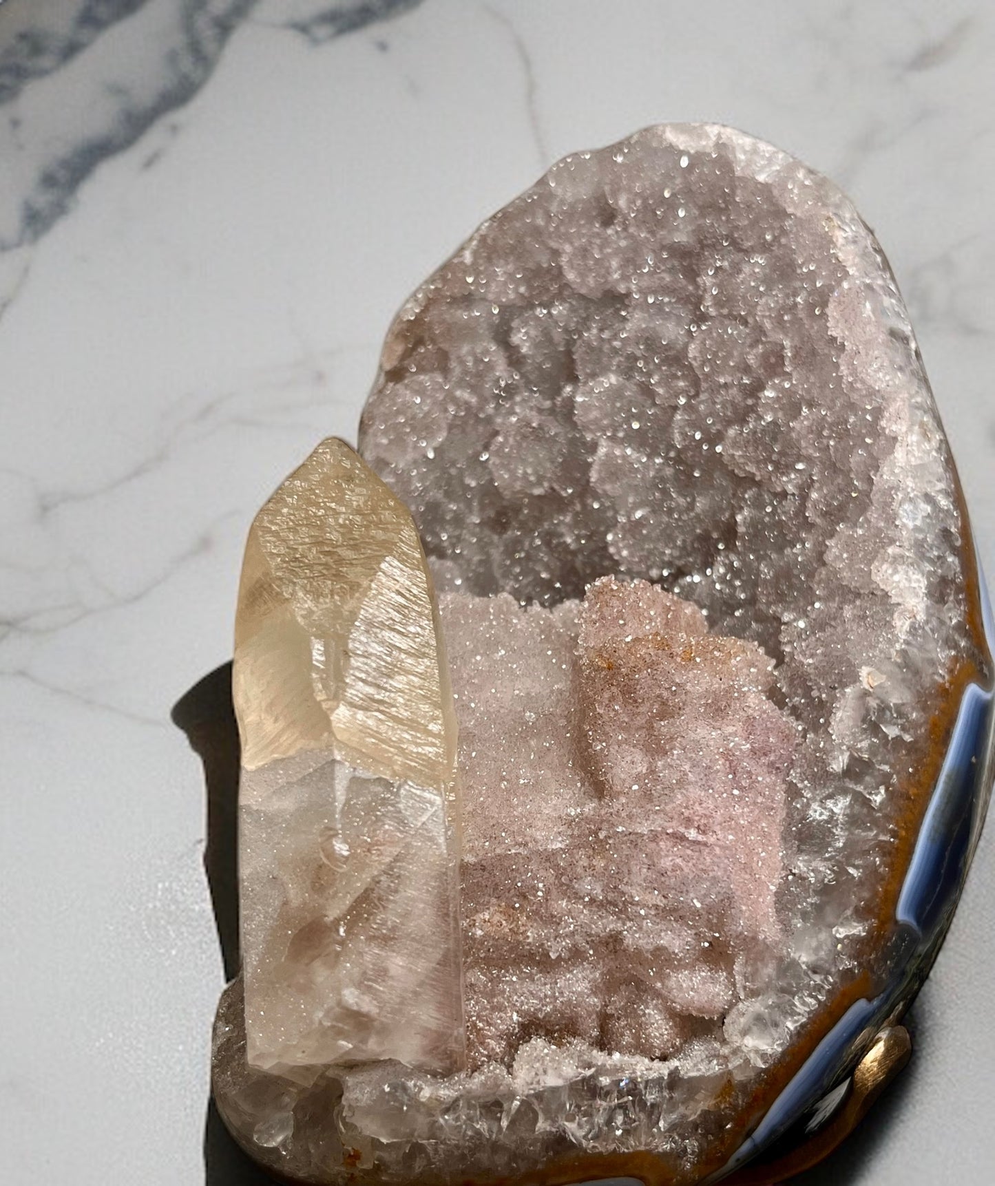𝐓𝐡𝐞 𝐀𝐦𝐞𝐭𝐡𝐲𝐬𝐭 𝐀𝐫𝐜𝐡𝐢𝐯𝐞 | Uruguayan Pink Sugar Amethyst x Calcite