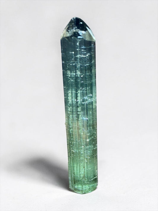 Blue-Green Elbaite Tourmaline- São José da Safira, Minas Gerais | River Walkers Minerals