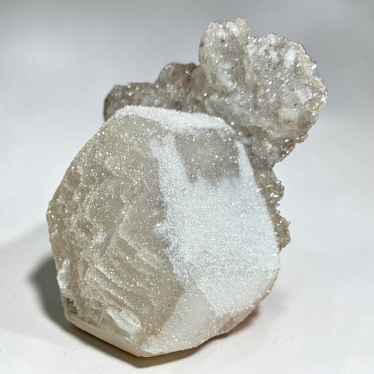 Hexagonal Calcite With Druzy Quartz- Uruguay | River Walkers Minerals