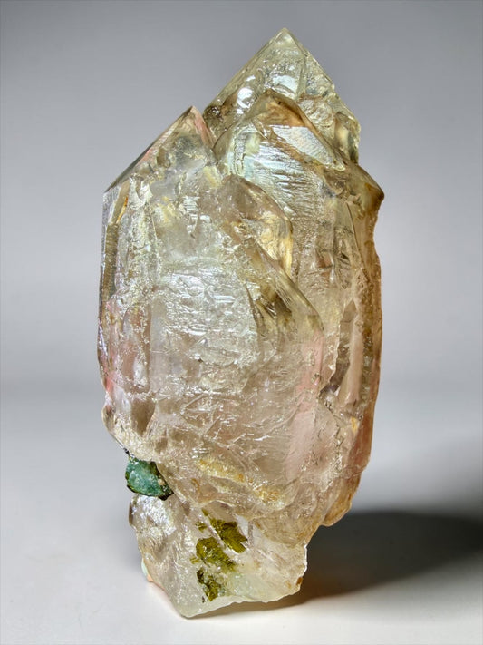 Smoky Skeletal Quartz with Tourmaline & Record Keepers- Minas Gerais | River Walkers Minerals