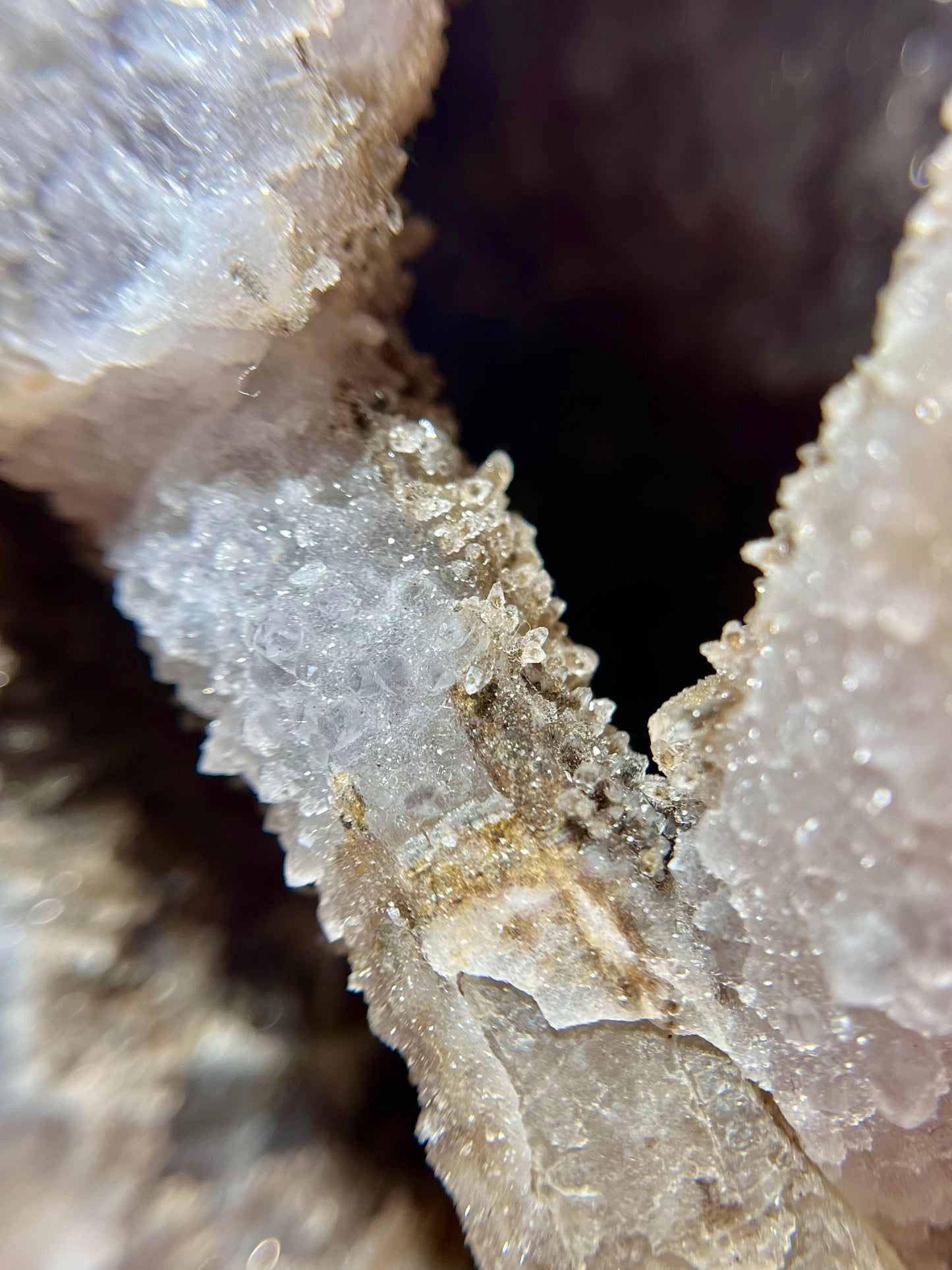 Extraordinary XXL Amethyst Geode With UV Calcite and Japan Law Twin