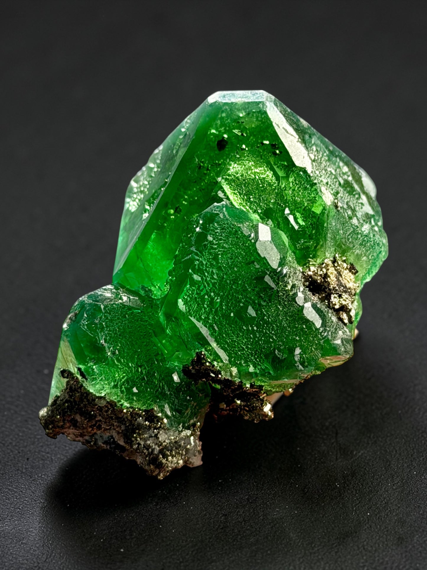 Exceptional Fluorite With Pyrite Inclusions - Milpo Atacocha | River Walkers Minerals