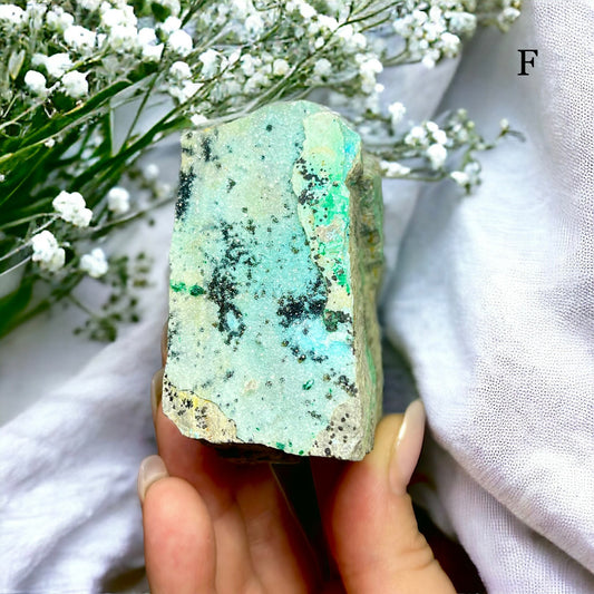 Druzy Chrysocolla x Malachite (F)