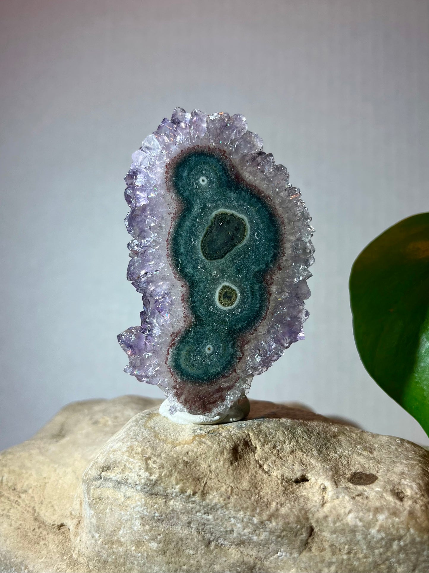 URUGUAY COLLECTION- Amethyst Stalactite Slice