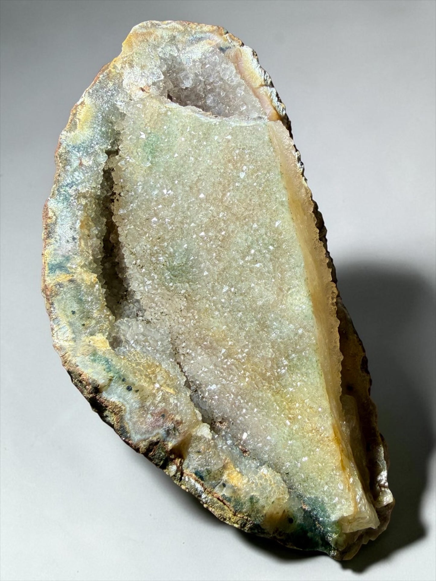 Druzy Quartz Blade with Pastel Colors– Uruguay | River Walkers Minerals