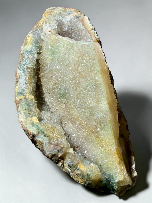 Druzy Quartz Blade with Pastel Colors– Uruguay | River Walkers Minerals