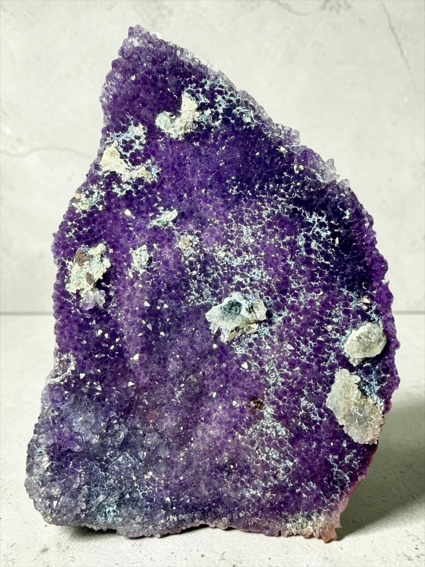 Double-Sided Amethyst “Flower” Plate- Brazil | River Walkers Minerals