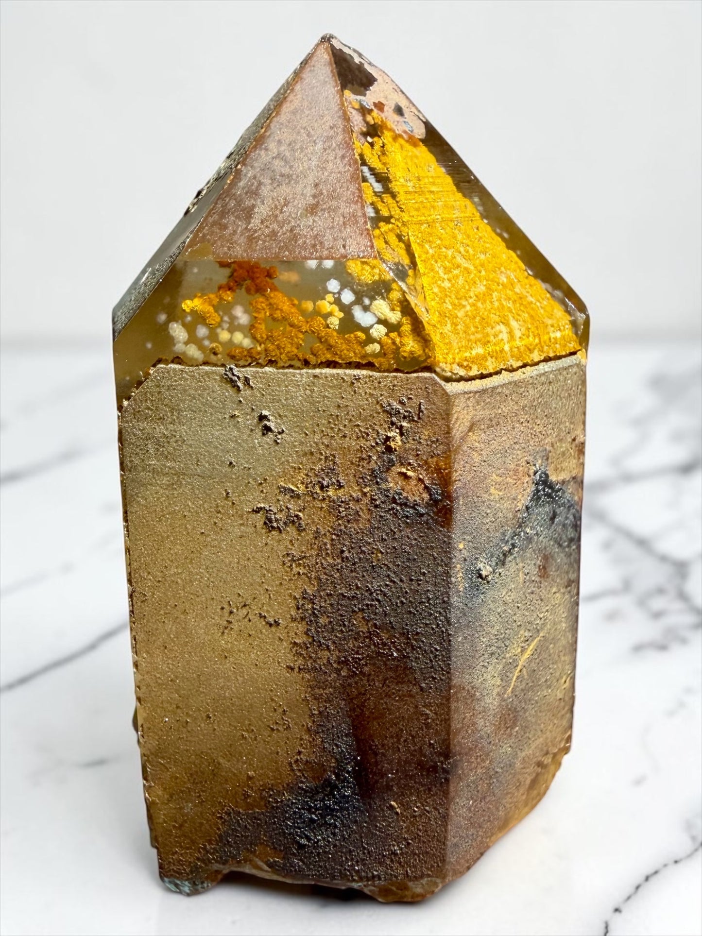 Incredible Inclusion Quartz: Cristobalite, Limonite & Siderite Included Record Keeper Quartz– Skardu | River Walkers Minerals