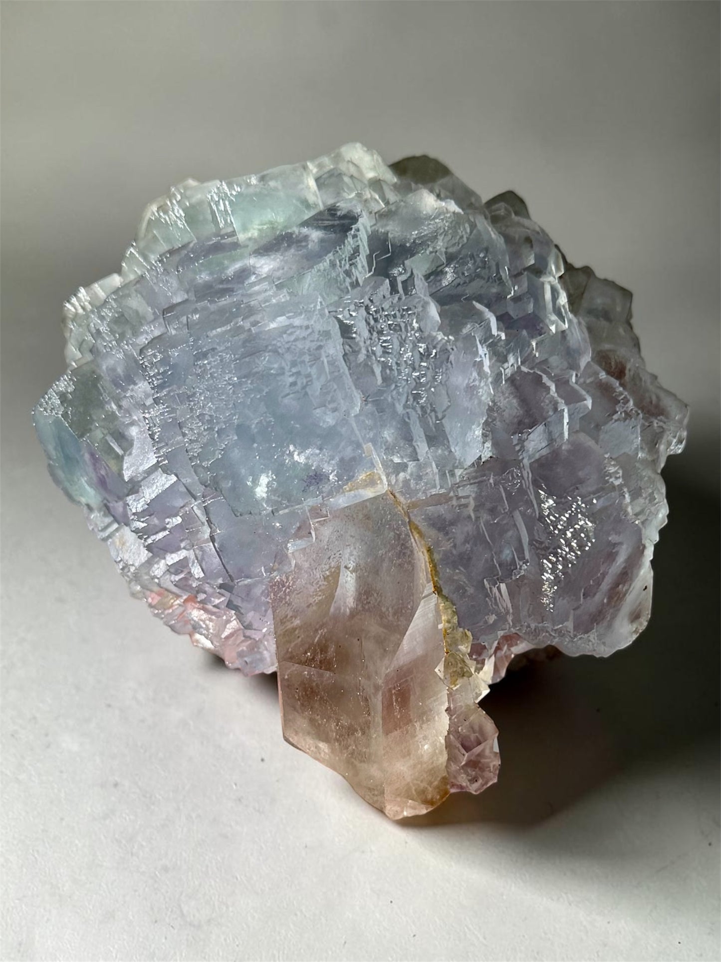Mushroom-Like Fluorite On Quartz- Yaoganxian | River Walkers Minerals