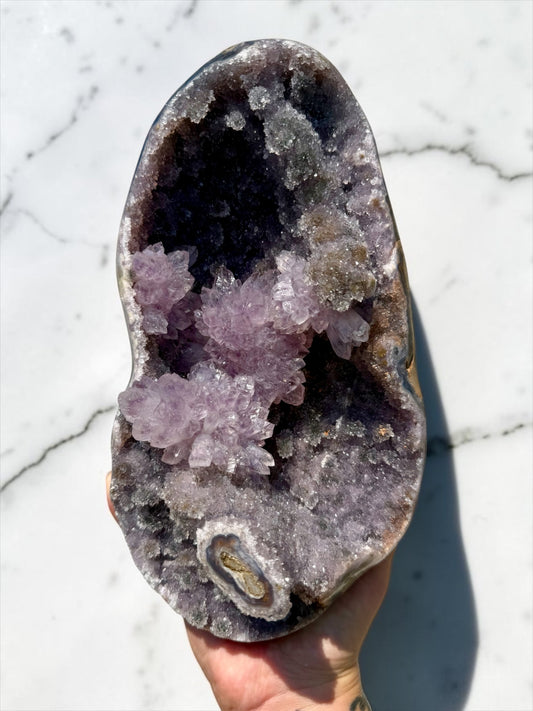Statement Amethyst x Chlorite- Brazil | River Walkers Minerals
