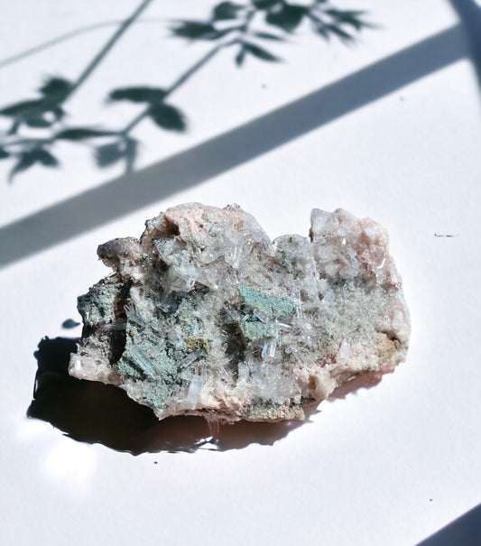 Large Lithium & Fuchsite Colombian Quartz