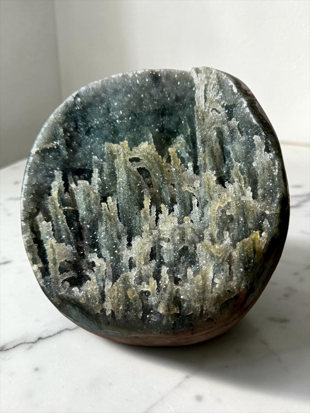 Unusual Druzy Jasper Stalactites- Uruguay | River Walkers Minerals