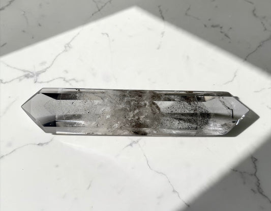 Double-Terminated, Double Phantom Quartz- Brazil | River Walkers Minerals
