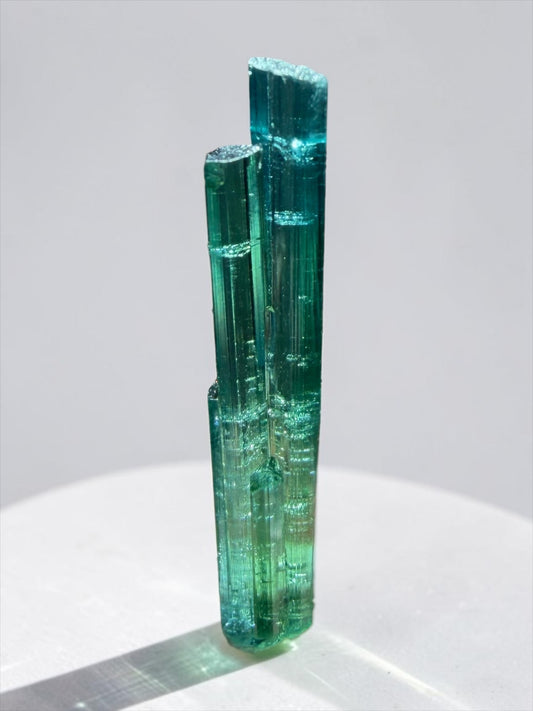 Gemmy Stepped Blue Tourmaline- Itinga | River Walkers Minerals