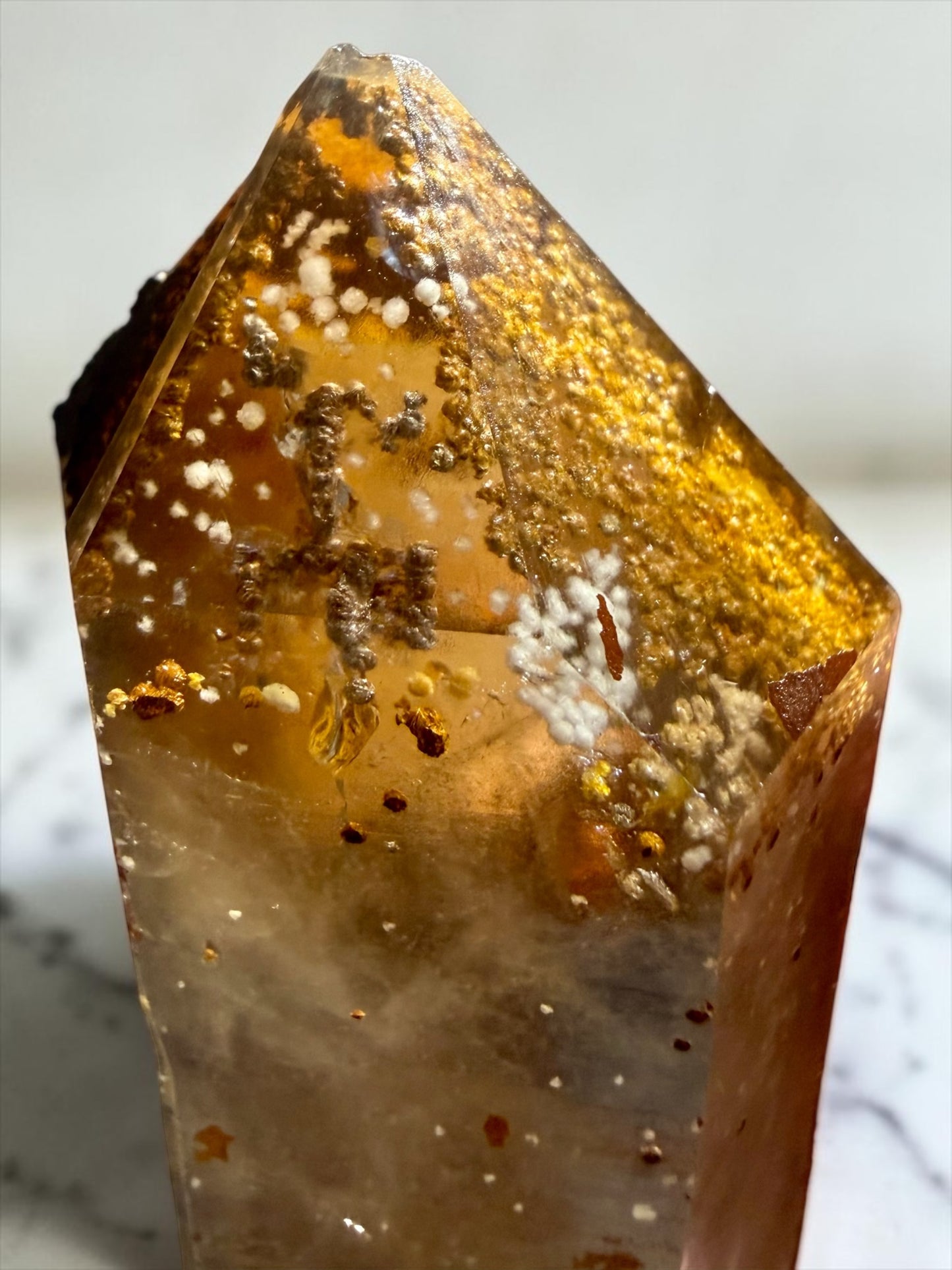 Incredible Inclusion Quartz: Cristobalite, Limonite & Siderite Included Record Keeper Quartz– Skardu | River Walkers Minerals
