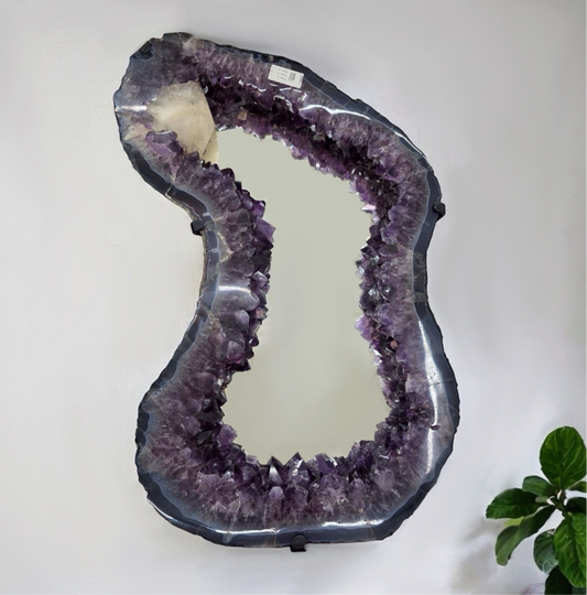 Amethyst x Calcite Mirror - Brazil