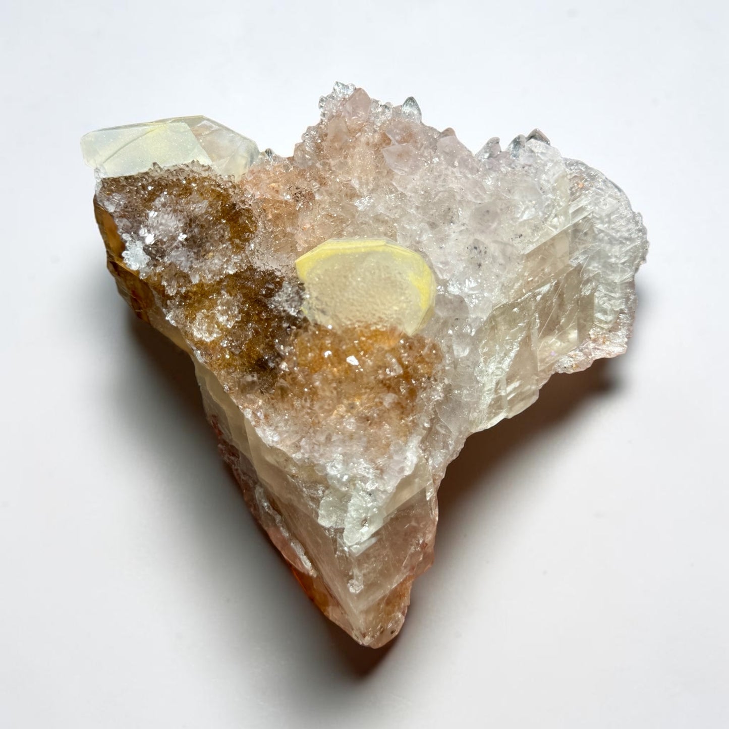 Colorful Quartz With Calcite & Amethyst- Uruguay | River Walkers
Minerals