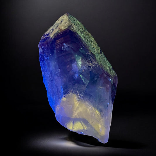 Amethyst Root with UV Reactive Phantoms (Possible Powellite- Pending Lab Results) 16/18