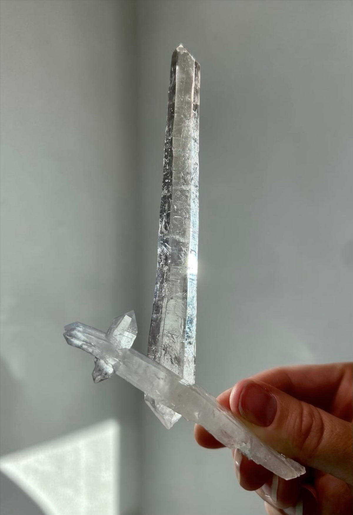 Top Quality! Triple Intersecting Double Terminated Singing Laser Quartz- Diamantina | River Walkers Minerals