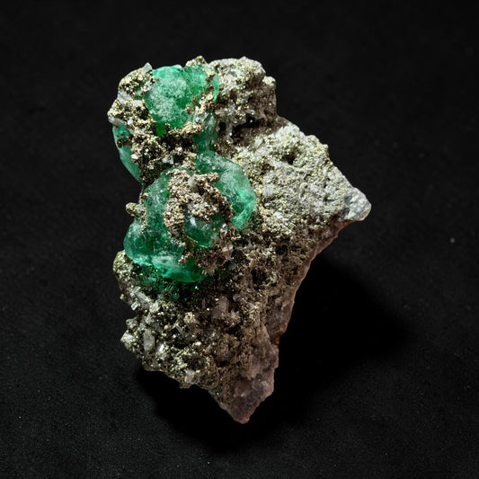 Fluorite With Crystallized Pyrite- Milpo Atacocha | River Walkers Minerals